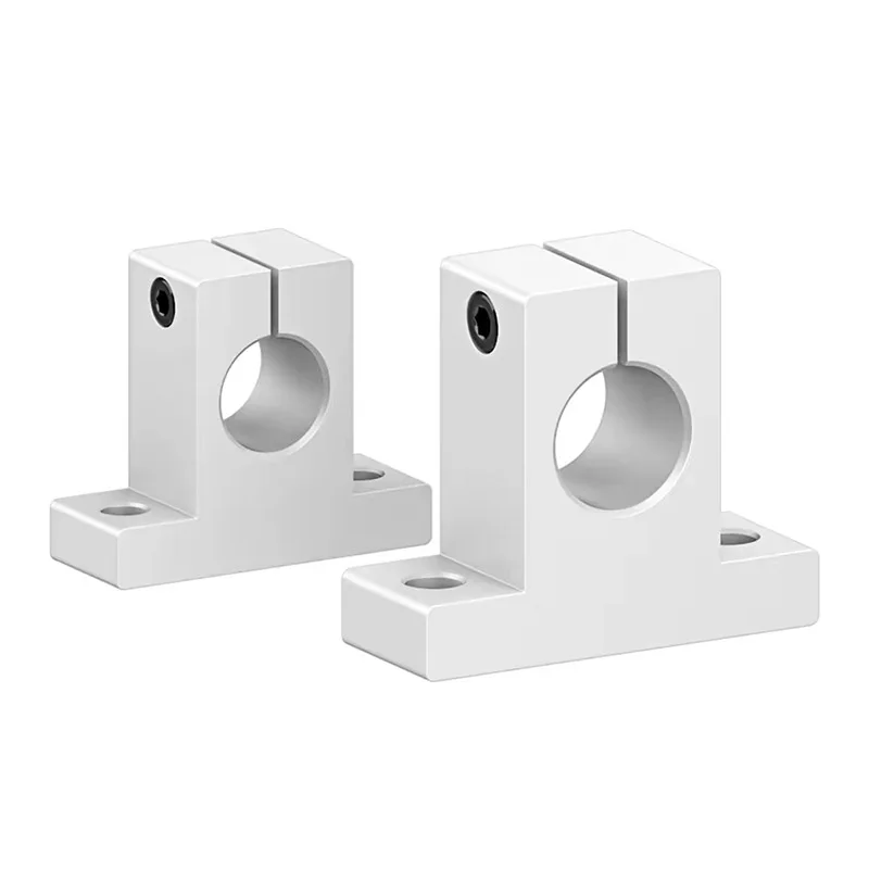 2PCS SK8 SK10 SK12 SK16 SK20 1PC SK25 30 Vertical Linear Bearing Shaft Support For CNC 3D Printer 8mm 12mm 16mm 20mm Round Shaft
