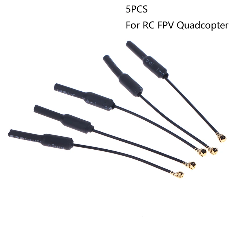 5PCS 5.8G 3DB UFL IPEX Omni Directional Brass Soft FPV Antenna for RC FPV Quadcopter Racing Freestyle Drones DIY Parts