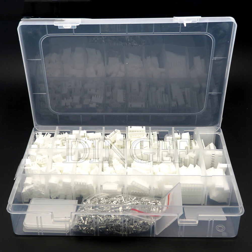 1330 قطعة xh2.54 2.5 مللي متر 2/3/4/5/6/7/8/10 دبوس الإسكان ذكر أنثى دبوس رئيس موصل قابس مهايئ مجموعة متوافق تماما JST-XHP #1