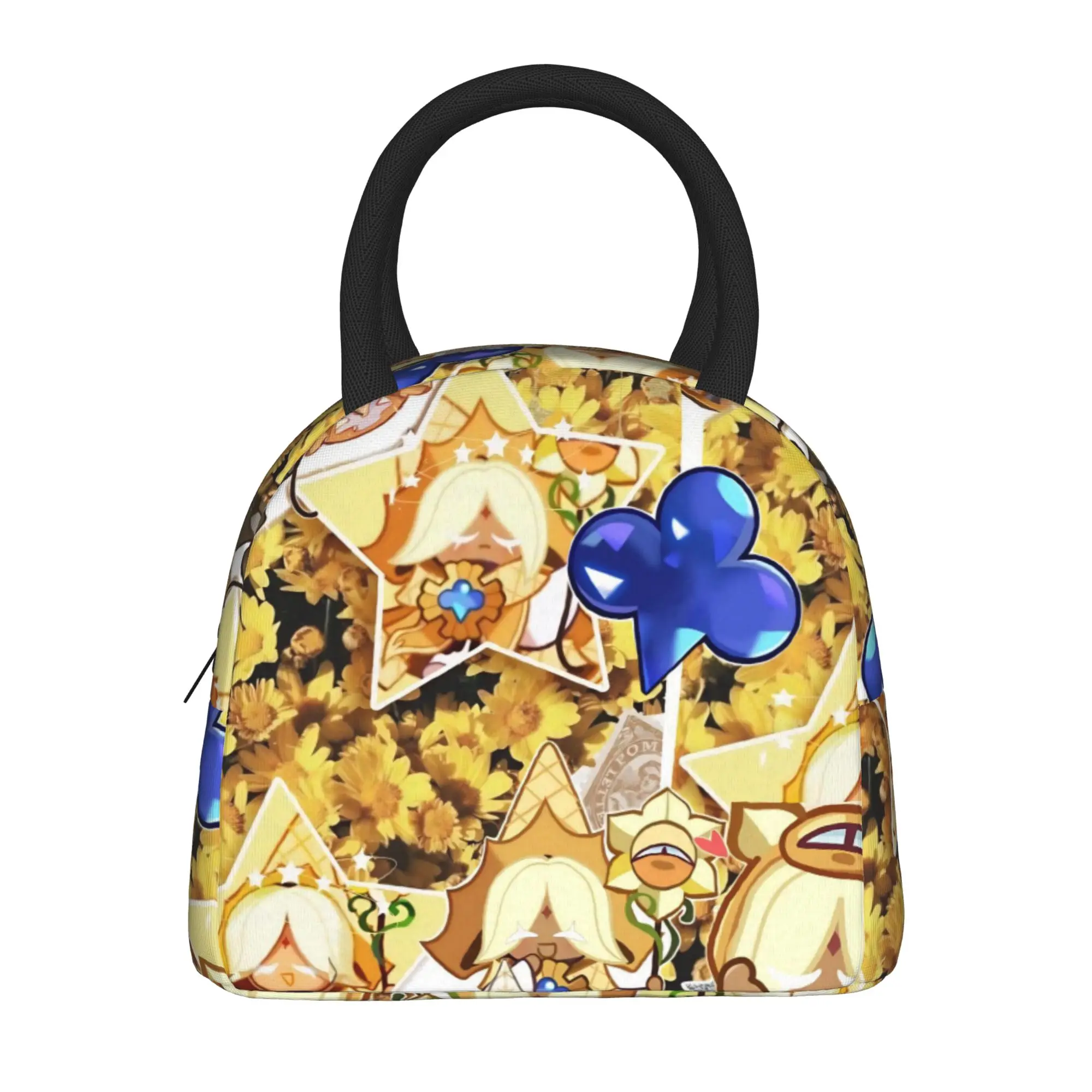 Pure Vanilla Cookie  Insulated Lunch Bag Cooler Bag Lunch Container Cookie Run Kingdoms Leakproof Tote Lunch Box Food Bag