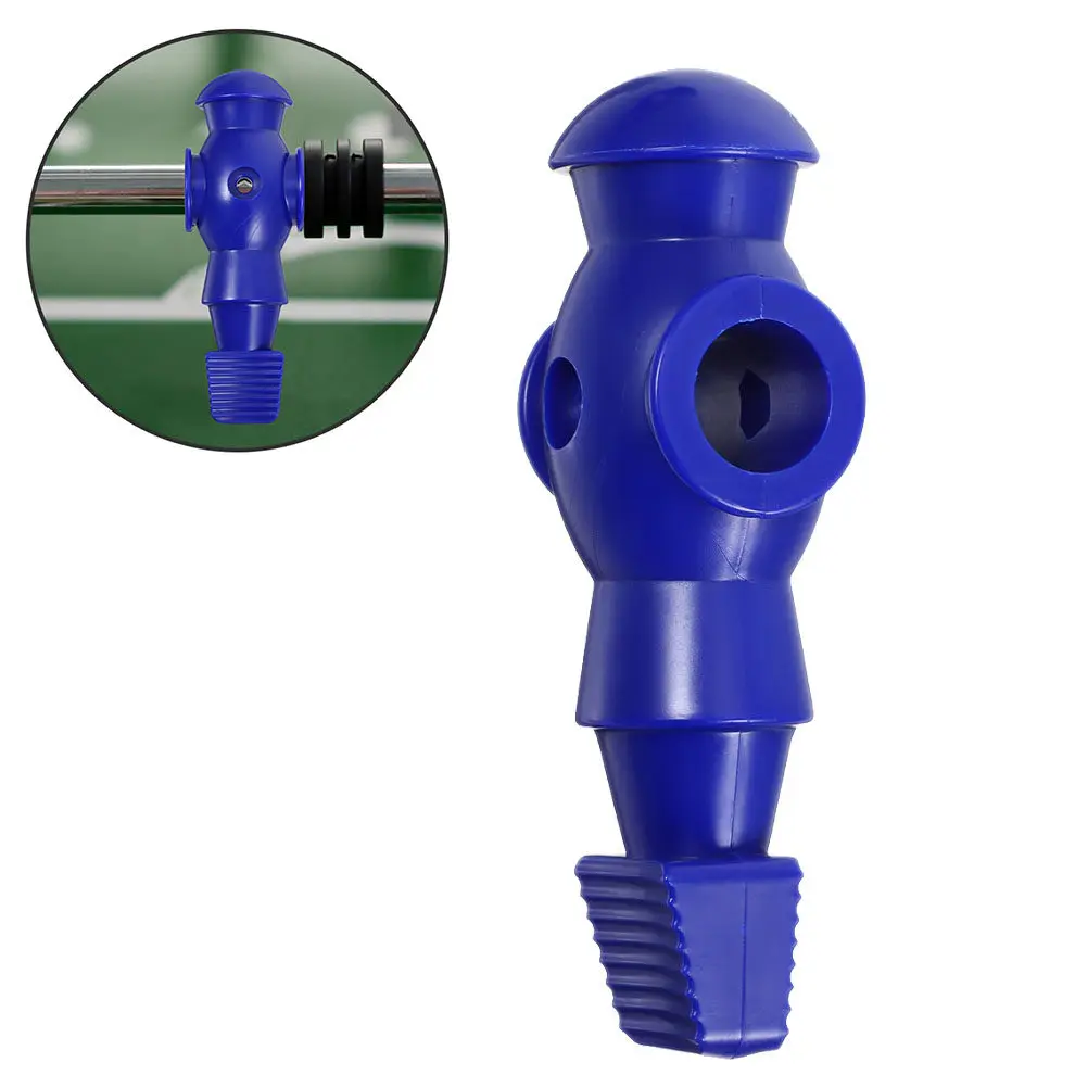 

2Pcs Table Soccer Player Replacement Parts Blue Foosball Man Smooth Gameplay Football Table Accessories Desktop Soccer Game