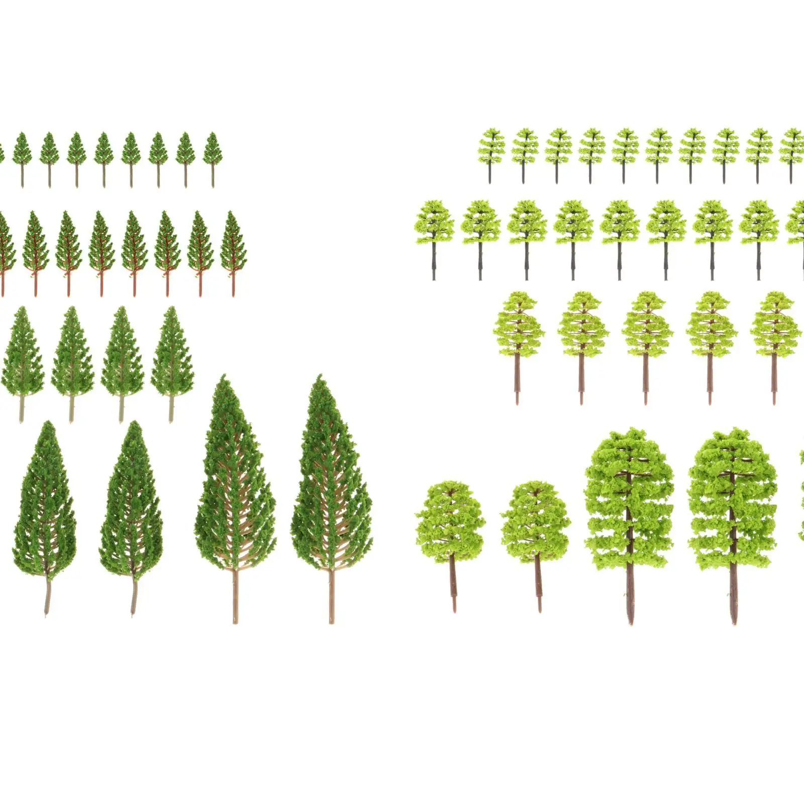 Forniture per diorama per scenari ferroviari di alberi modellini per artigianato fai-da-te, modelli di edifici, paesaggi paesaggistici