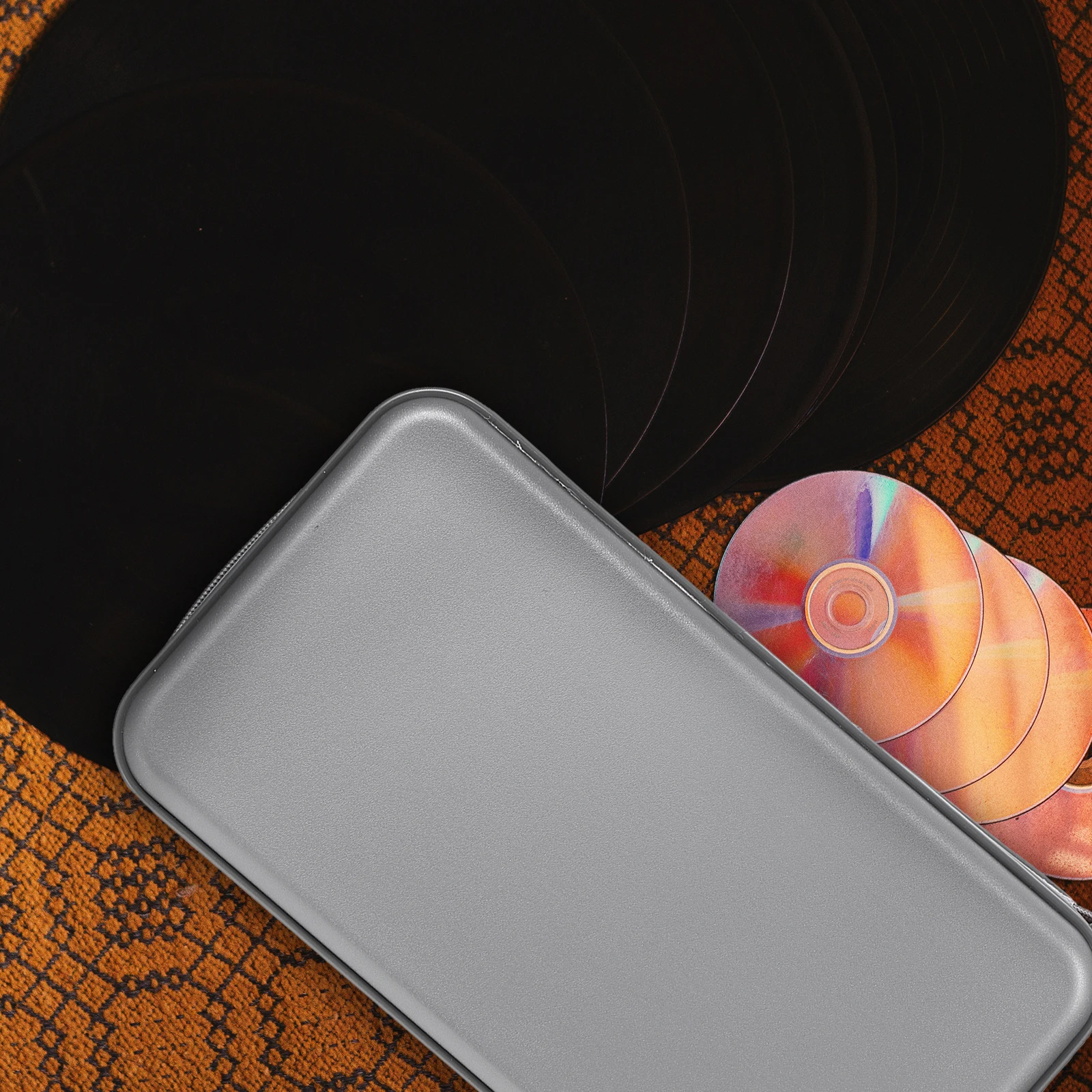 

Cd Holder Case Large Capacity Disc Storage Organizer Zipper Pouch Car Dvd Portable Cd Protector Shockproof Disc
