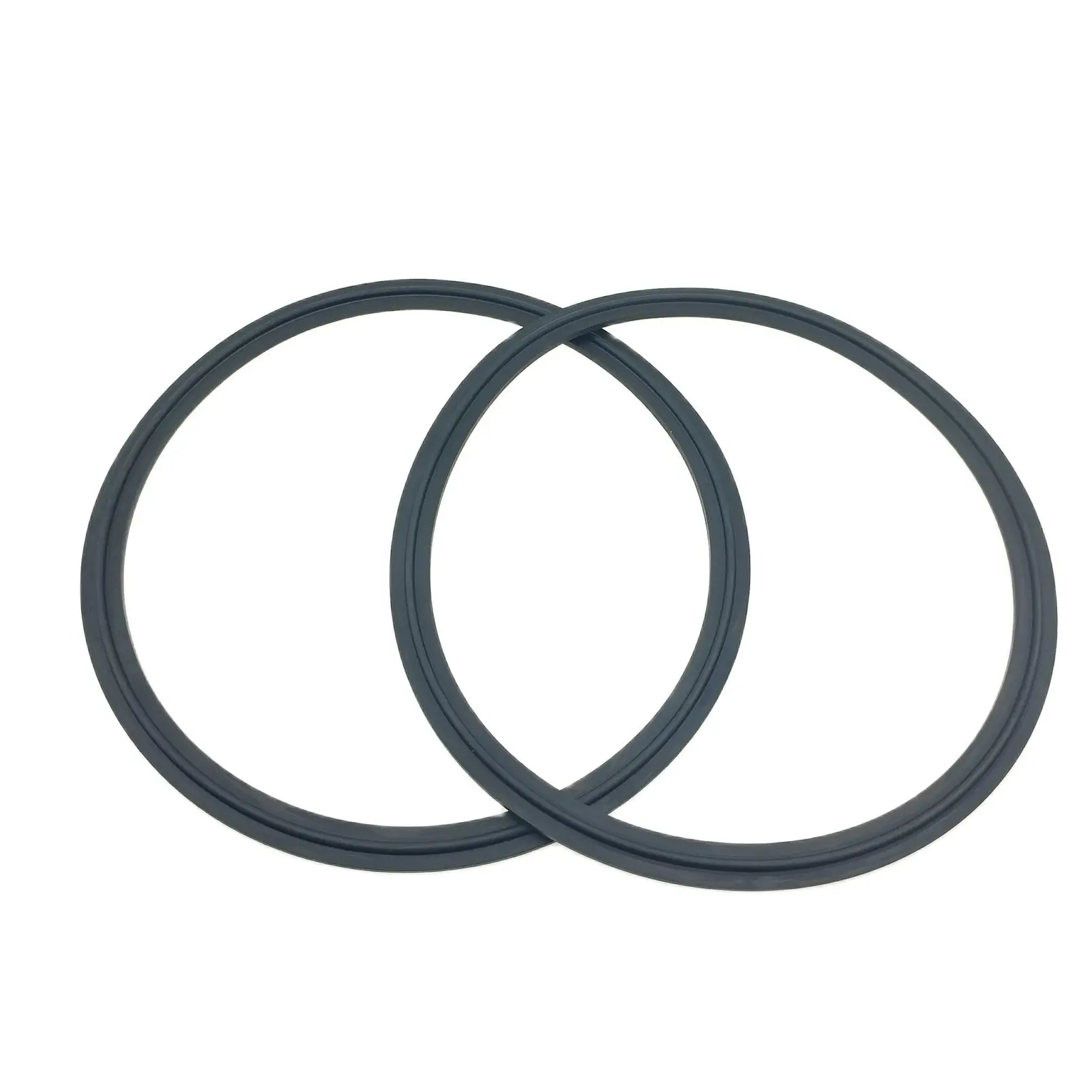 트라이 클로버 호환 FKM 개스킷 트라이 클램프, 6 인치 씰링 팩 2 개