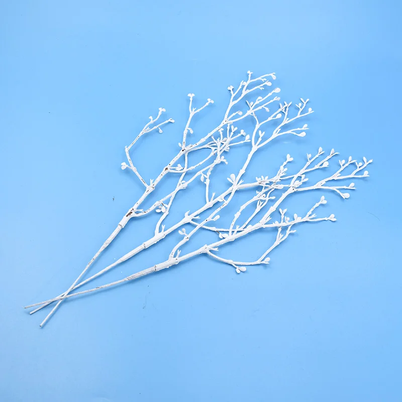 

5 Pieces Artificial Plants Vases Home Room Decor Christmas Decorative Flowers Scrapbook Wedding Bridal Diy Accessories Clearance