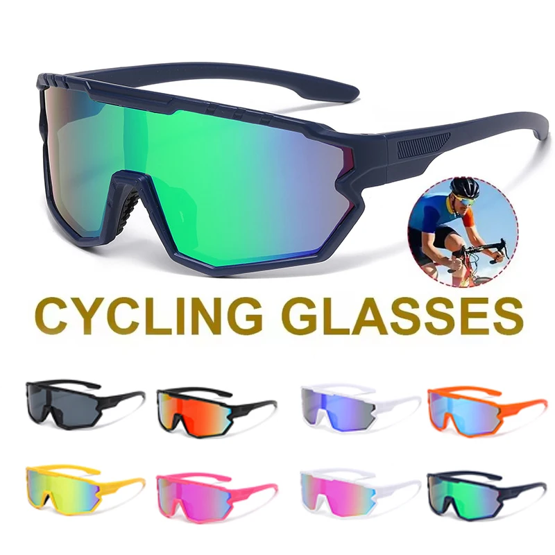 Fahrradbrille Outdoor Radfahren Sonnenbrille Herren Bunte Mode Echte Filmbrille Damen Sport Sonnenbrille 9849