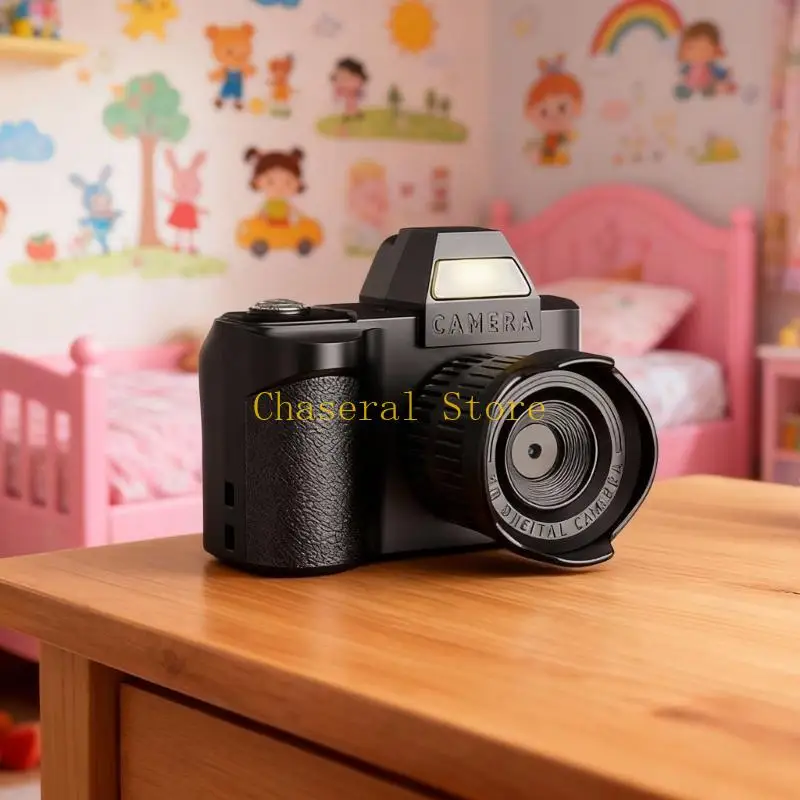 كاميرا E7CE 64G من المطاط الصناعي للأطفال خطة متينة مع عدسة 64 ميجابكسل مصنوعة في بطارية قابلة للشحن ومهمة بسيطة للأطفال