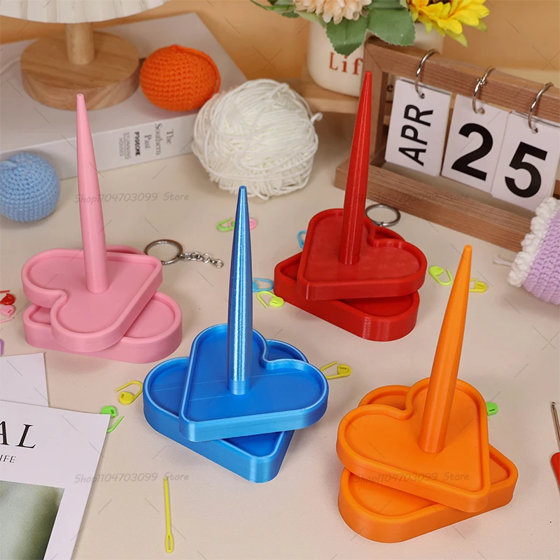 

3D Printed Yarn Spinners/Holders Vertical Spinning Stand For Textile Wool Agri Wool Love Plastic Knitting Rotary Tools
