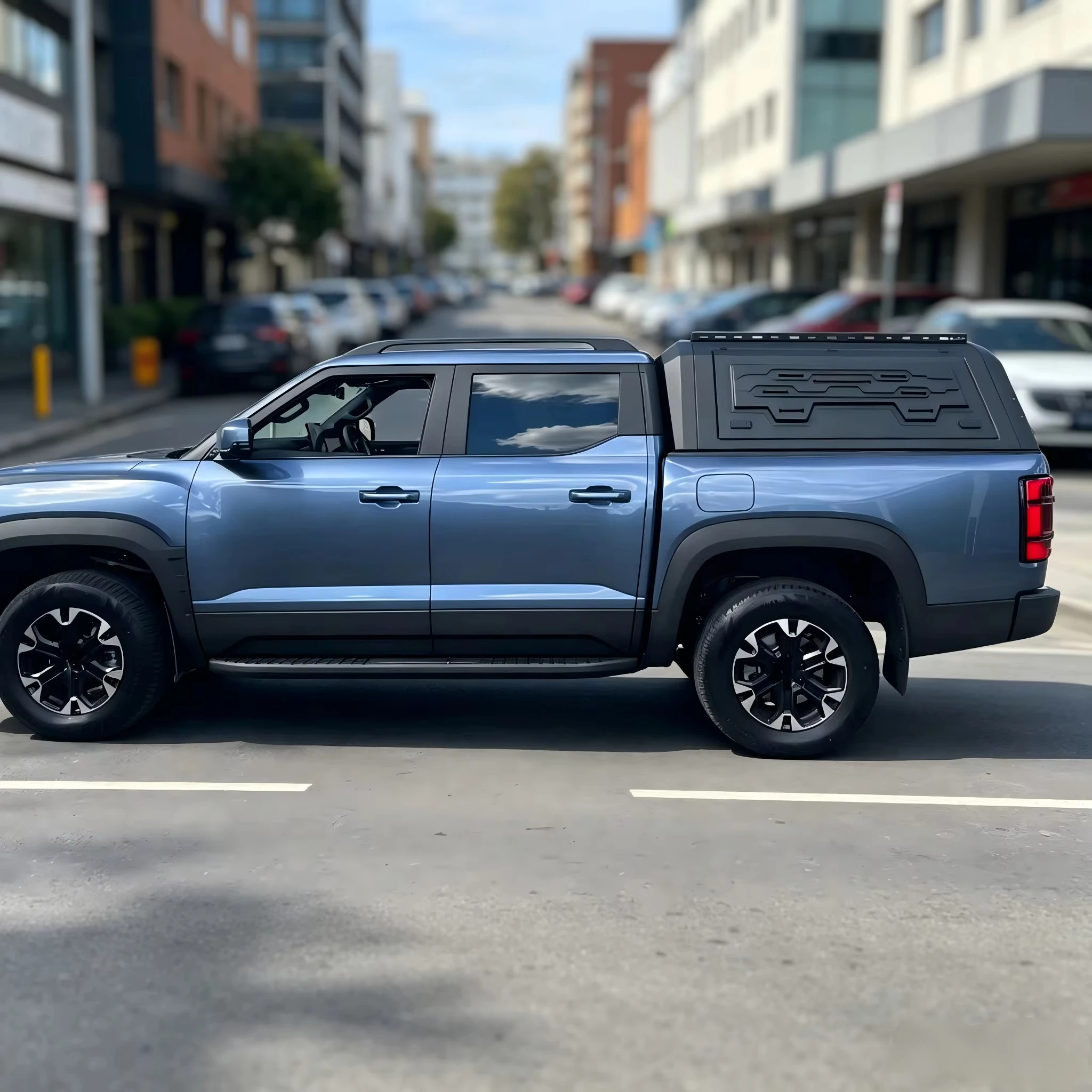 Factory Direct 4x4 Offroad Aluminum Canopy Bed Cover Tub Canopy Cover waterproof dustproof lockable cover for byd shark6