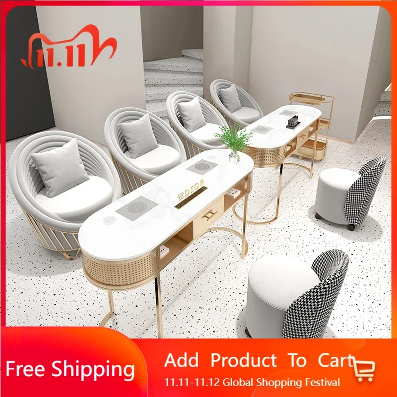 

Aesthetic Collector Nail Table Stand Stickers Nordic Nail Table Equipment Station Organizer Tavolo Manicure Trendy Furniture