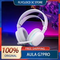 AULA G7Pro Gaming Headphone Three Mode Bluetooth High Quality Headphone Esports Low Latency Noise Reduction Earphone Custom Gift