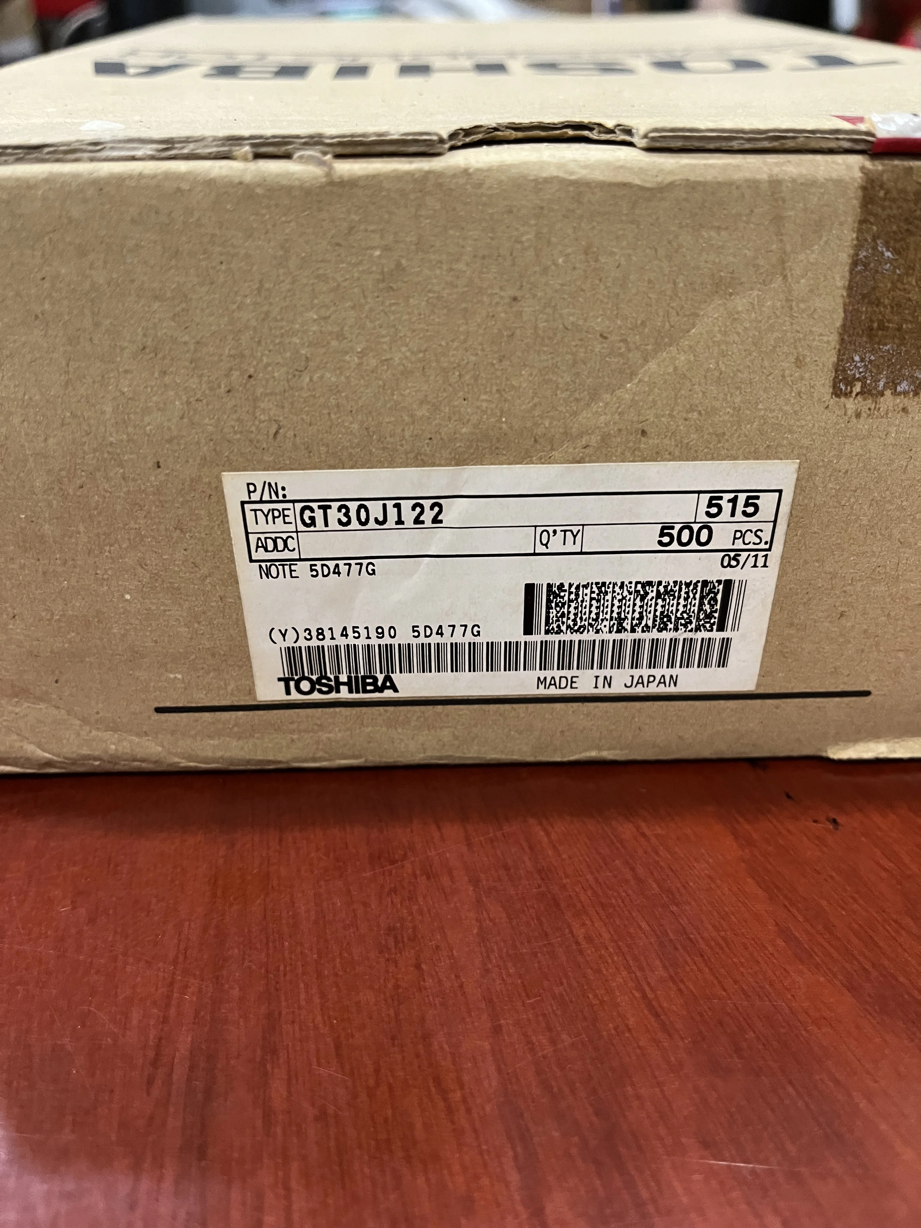 5 قطعة GT30J122 توشيبا معزول بوابة الترانزستور ثنائي القطب السيليكون N قناة IGBT