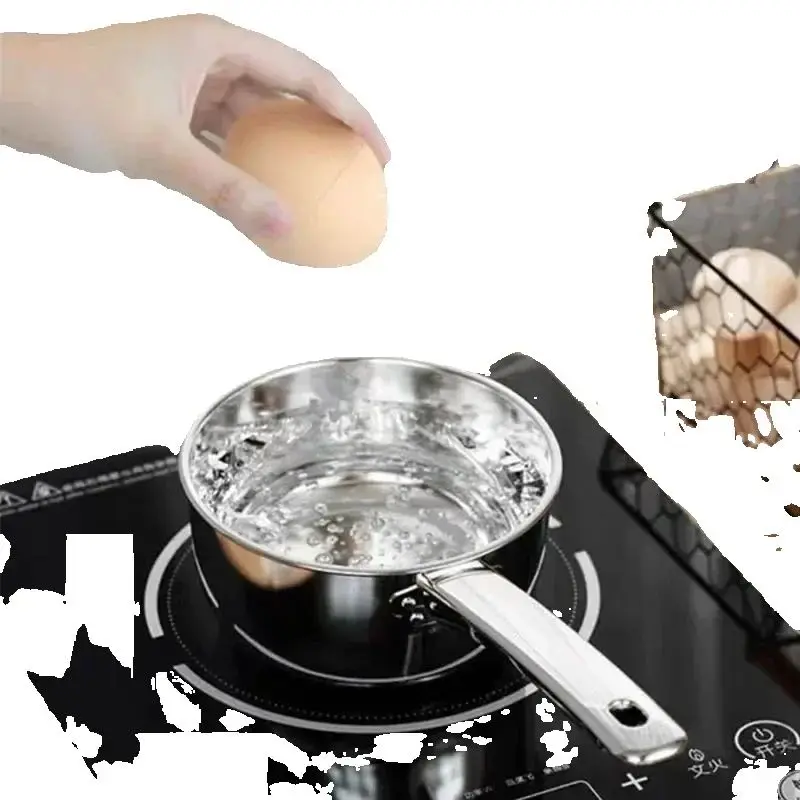 

Stainless Steel Pan Pot Thickening Non-stick Suop Pan With Handle Milk Pot Hot Pot Household Cooking Tools Kitchen Utensils