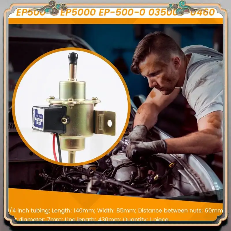 

Reliable-Fuel Pump For 12V Electric Vehicle EP500-0 EP5000 EP-500-0 035000-0460 EP-500-0