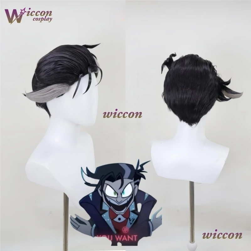 

BAIKAI Anmie Hazubin Cos Hotel Vox Vincent 's Wig Cosplay Whittman Wig Pre Styled Wig Women Men Hallowen Party Roleplay Wig Prop