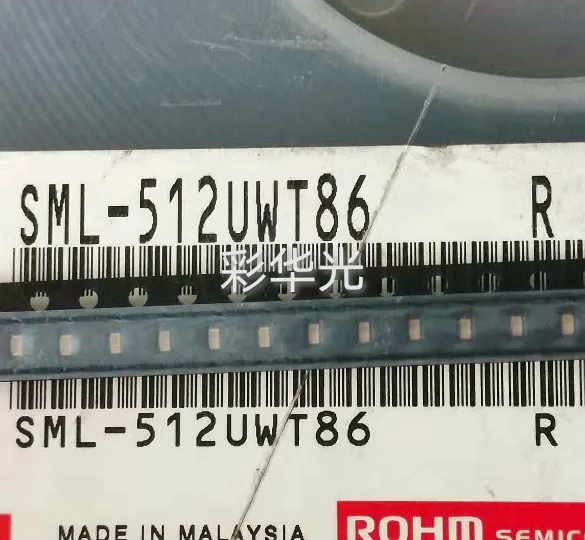 

50Pcs/SML-512UWT86 LED lamp bead 0603 red light, high brightness LED 0.55t