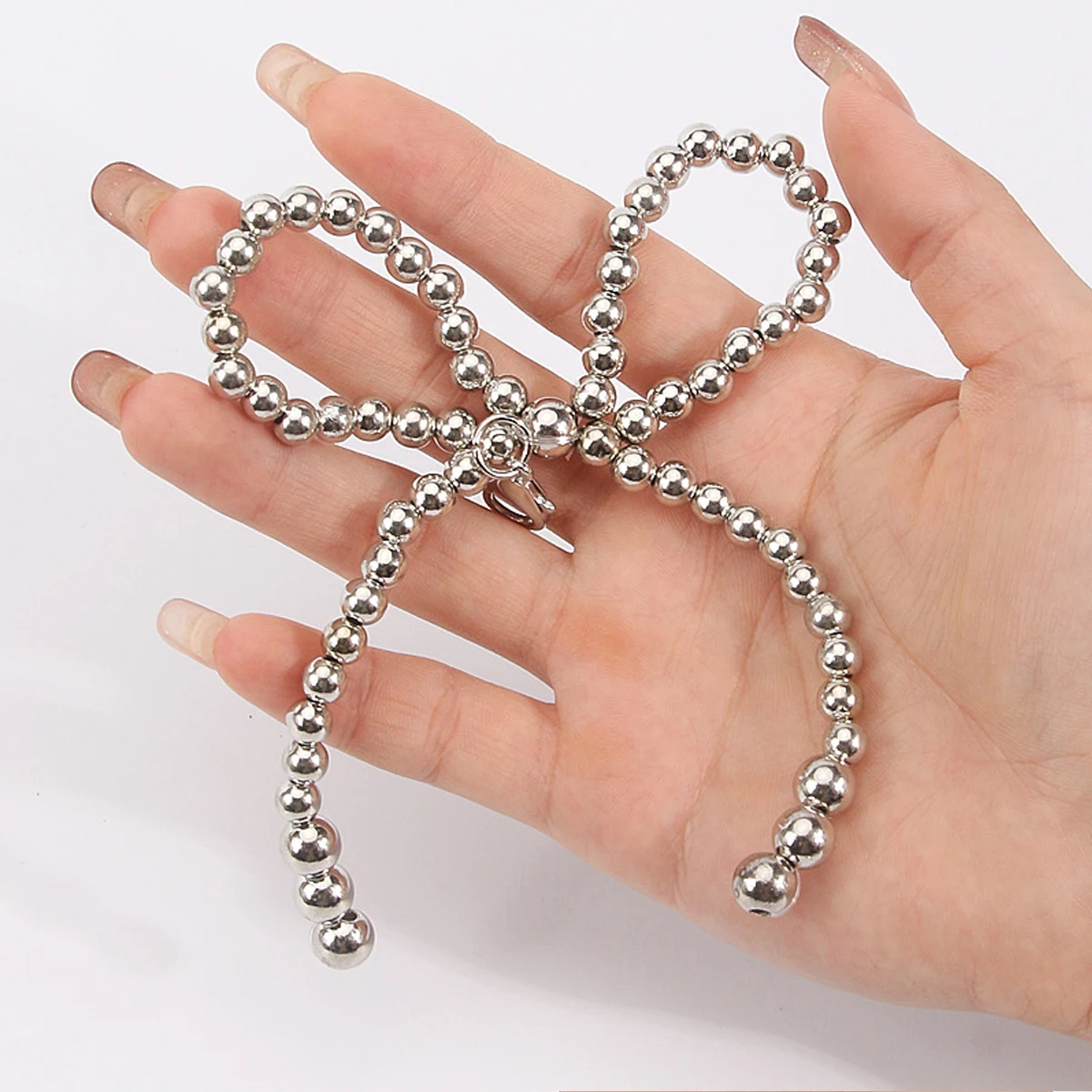 1Pairs Bowknot الأحذية الديكور مقاطع الدانتيل الأحذية مع أحذية رياضية أنيقة مطرز ، انفصال الراتنج اللؤلؤ زهرة مقاطع الأحذية الزخرفية #5