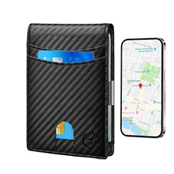 Smart Wallet for Tracker For IOS and Android Device, Money Clip Card  Tracker Wallet  Magsafe محفظة مع نظام تتبع