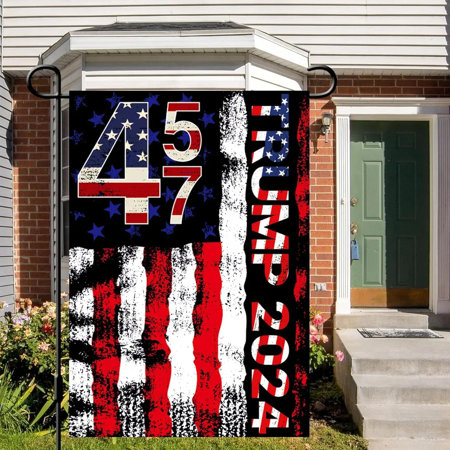 TRUMP VANCE Flags 2024 Election House Garden Flags,MAGA Take Ameirica Back Yard Sign Decorations,American President Election Yar