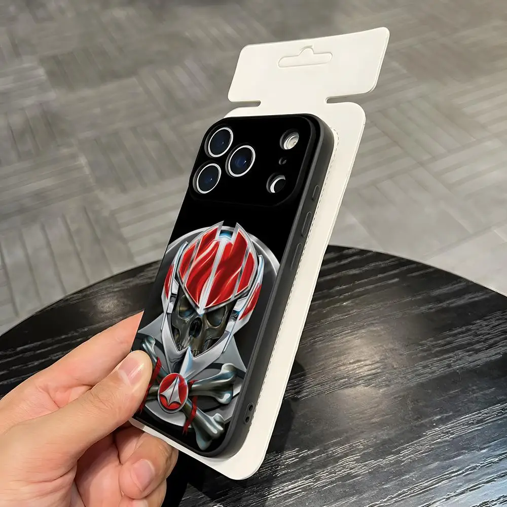 Funda de teléfono A-Anime R-R-Robotech para IPhone 17 Air 16 E Pro Max 15 14 13 Mini 12 Pro 11 Max Plus carcasa suave negra
