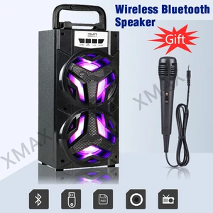 Bluetooth-Lautsprecher im Freien mit Drahtdraht, drahtloser Sprecher, großem Heimkino, Karaoke-Lautsprecher, 10W 10 Hauptverkaufsredner Bluetooth Anvox - №9