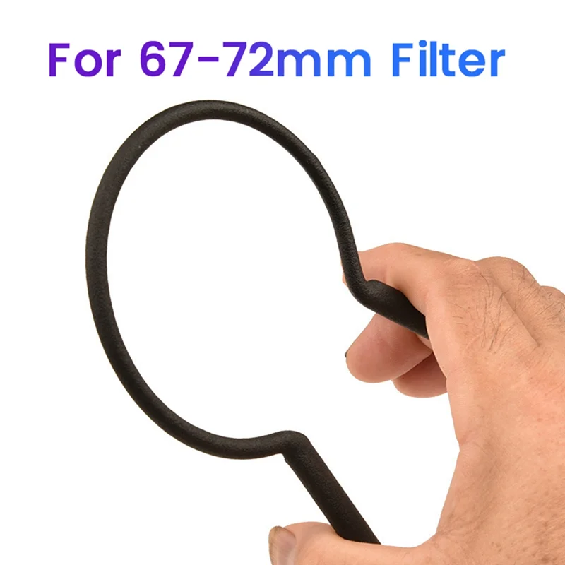 ABKI-2PCS Ключ для фильтра Прорезиненный стальной фильтр для объектива камеры Многофункциональный практичный набор гаечных ключей