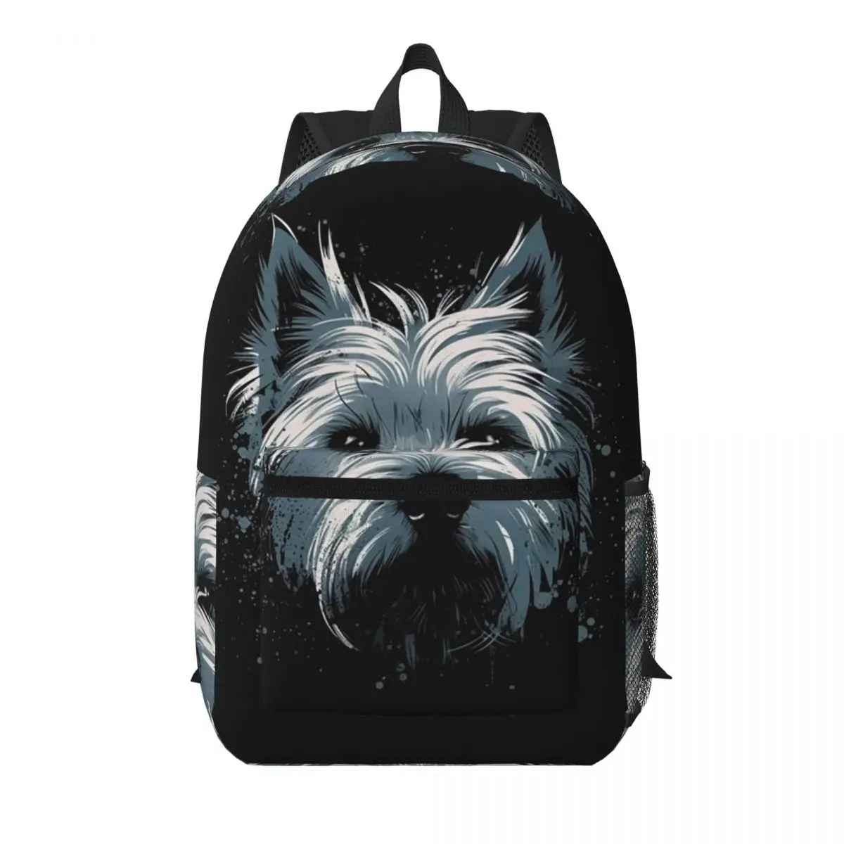 

Westie Dog West Highland White Terrier Student Backpack School Bag Hiking Travel Daypack for Boys Girls Bookbag Shoulder Bags