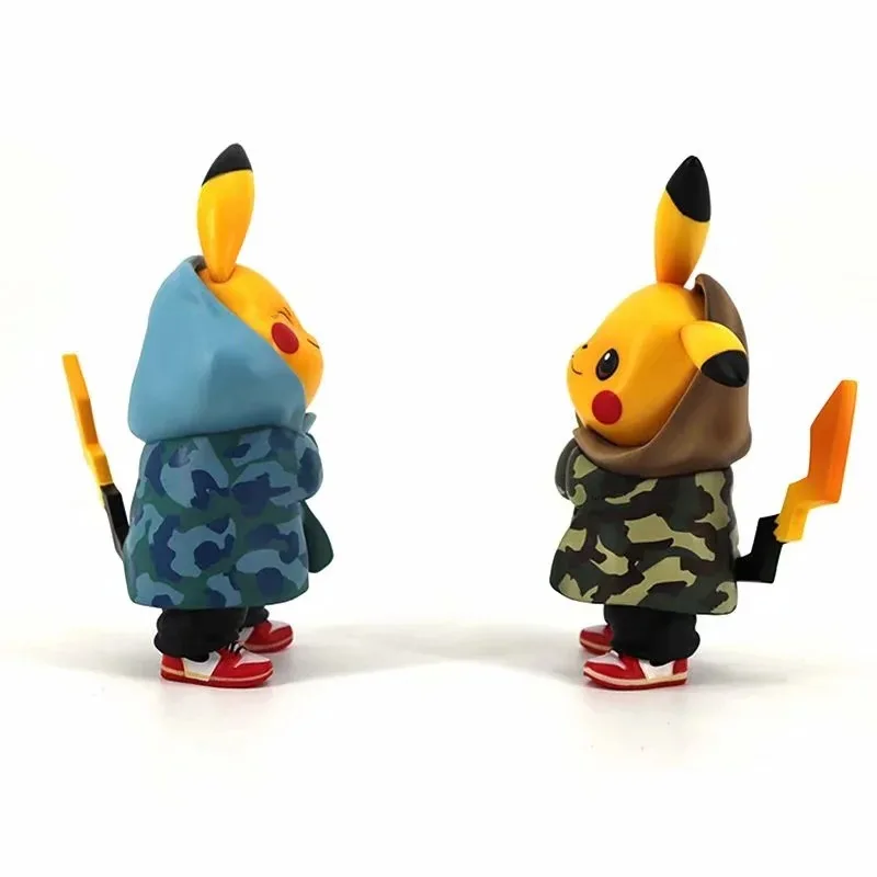 Pokemon Pikachu Action Figures Q Cute Cartoon Pocket Monster Model Anime Collectible Toy Cartoon Charmander Decoration Xmas Gift