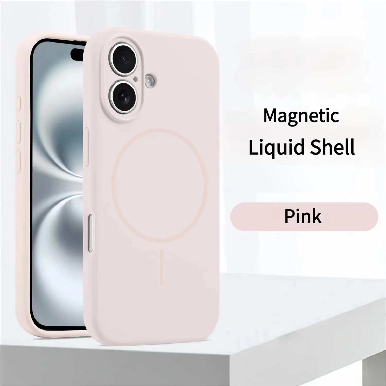 Magnetische Original Flüssigkeit Silikon Telefon Fall Für iPhone 15 14 16 Plus 12 13 16 17 Pro max Funda Für Magsafe Protector Soft Cover