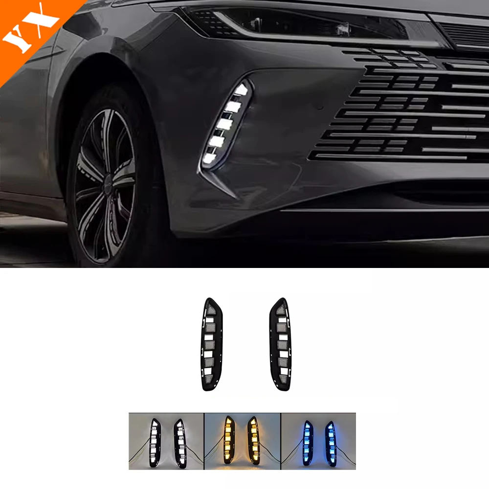 For BYD Destroyer 05 Accessories 2022-2024 Replacement Accessories Car Front Fog Lamp LED Light Daytime Running Light Decoration