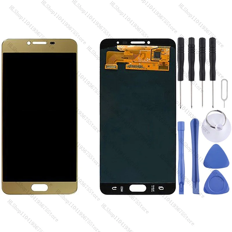 

Original LCD Display + Touch Panel for Galaxy C7 / C7000 (Gold)