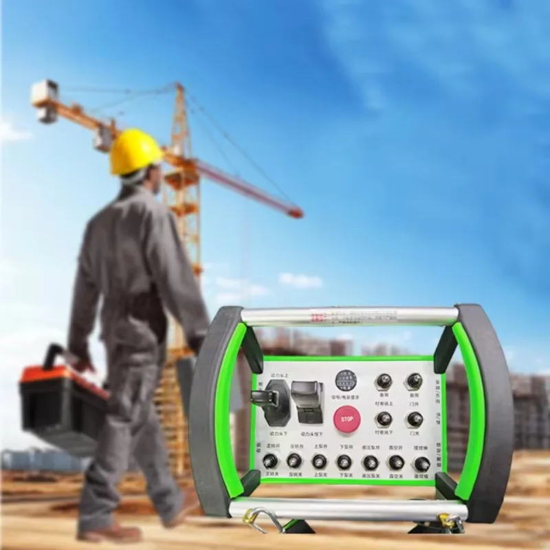 Factory Customized Waterproof Fixed Code Wireless Remote Control Box 11 Functions Plastic Metal 1 Year Warranty For Drilling Rig