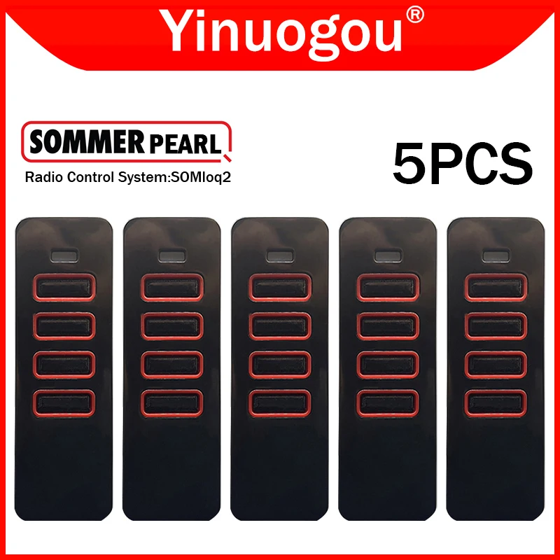 SOMMER Pearl Vibe Twin Status TX55-868-4 TRX55-868-4 4018V000 4019V000 Garage Door Gate Remote Control Opener 868.3MHz 868.95MHz