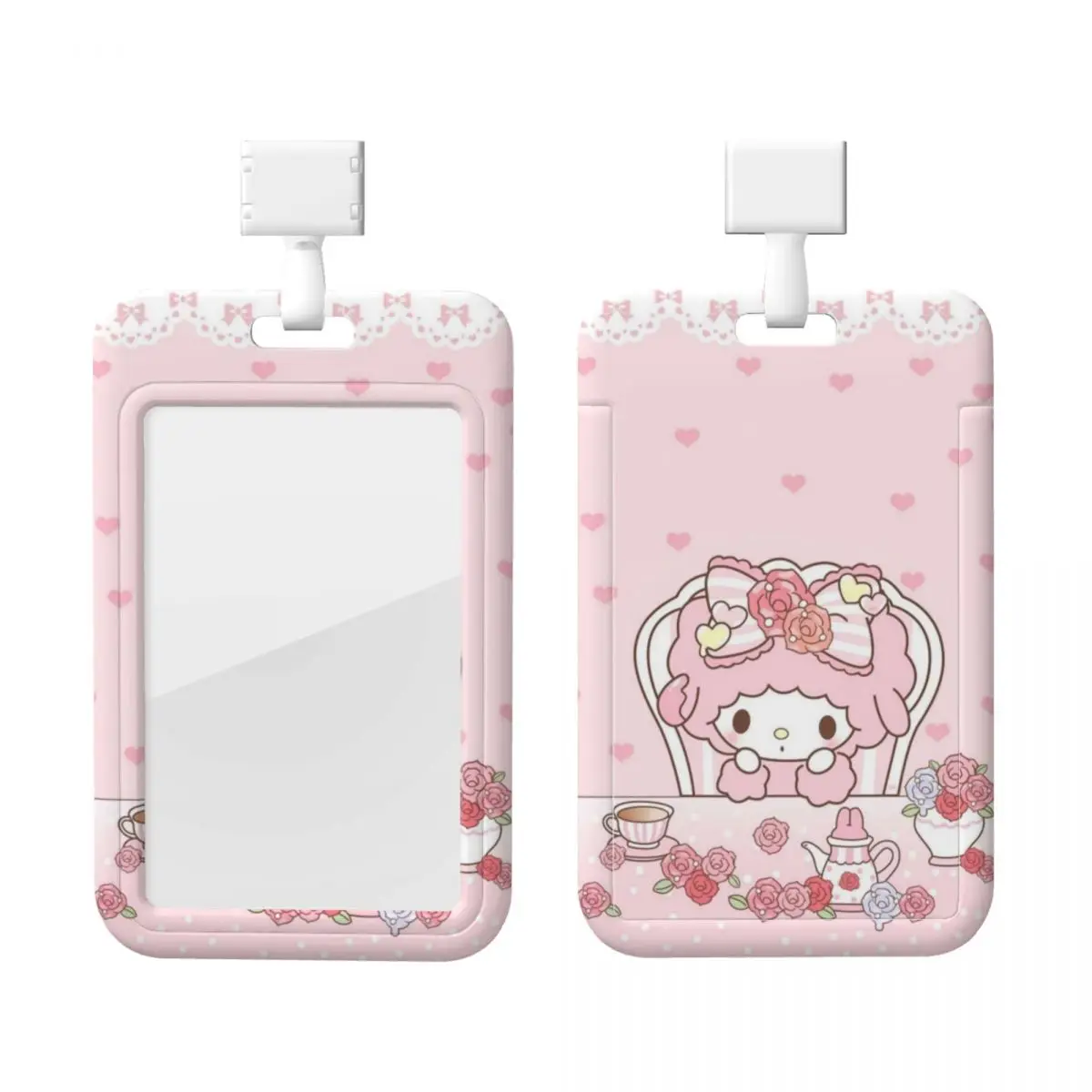 

Custom Cartoons Melody Lanyard ID Protector Badge Card Unisex Student Campus Lanyard Cards Holder Credentials Accessories