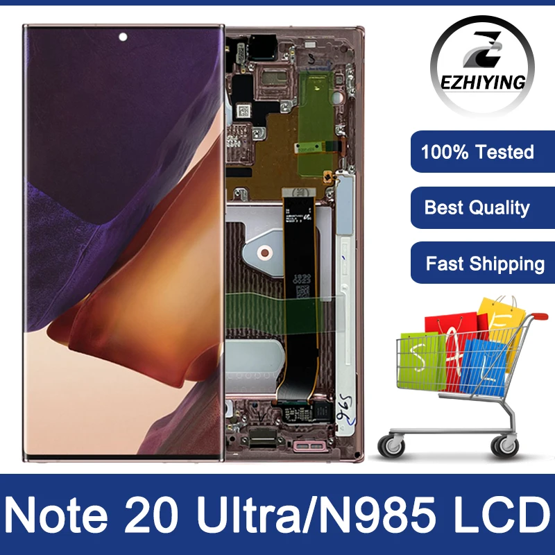 مراجعة وتحليل شاشة LCD لجهاز Samsung Galaxy Note 20 Ultra N985F N985F Test Point