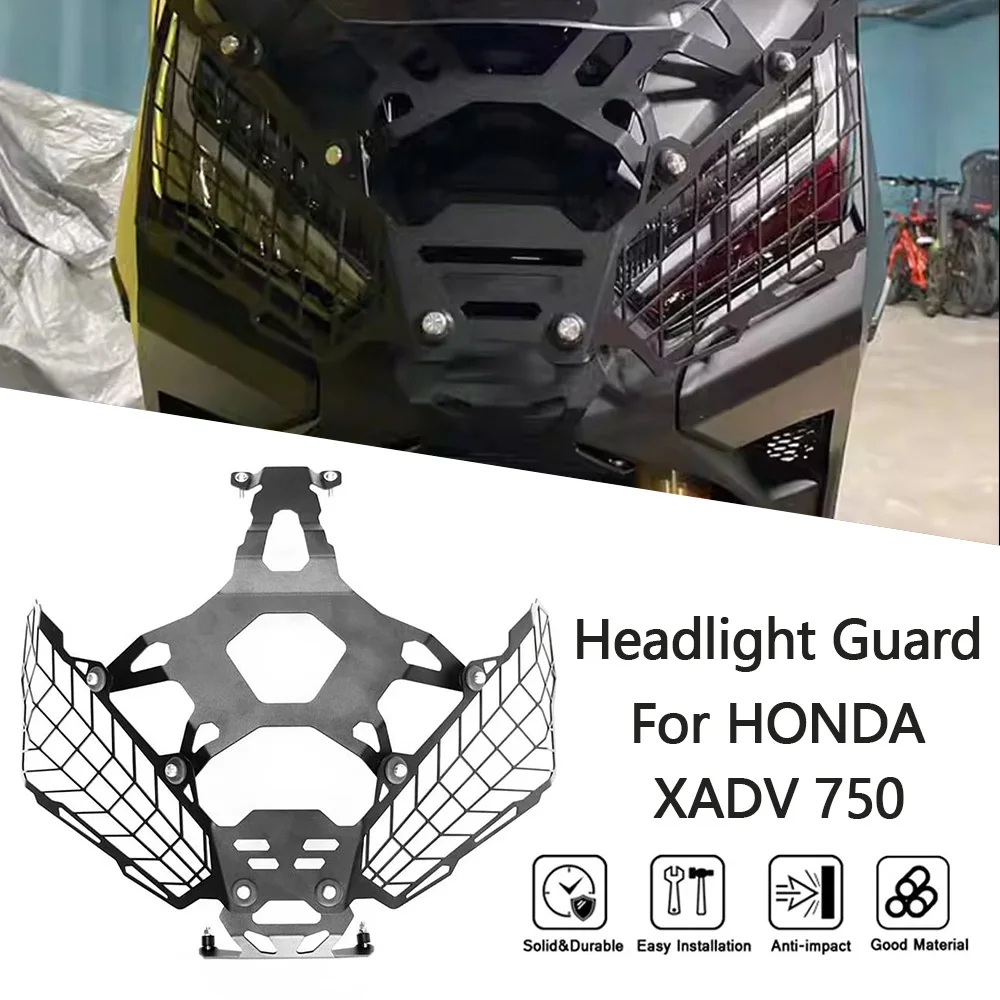 MTKRACING Headlight Guard For HONDA XADV 750 2021-2024 Headlamp Mesh Grille Cover Shield Guard Motorcycle Accessories