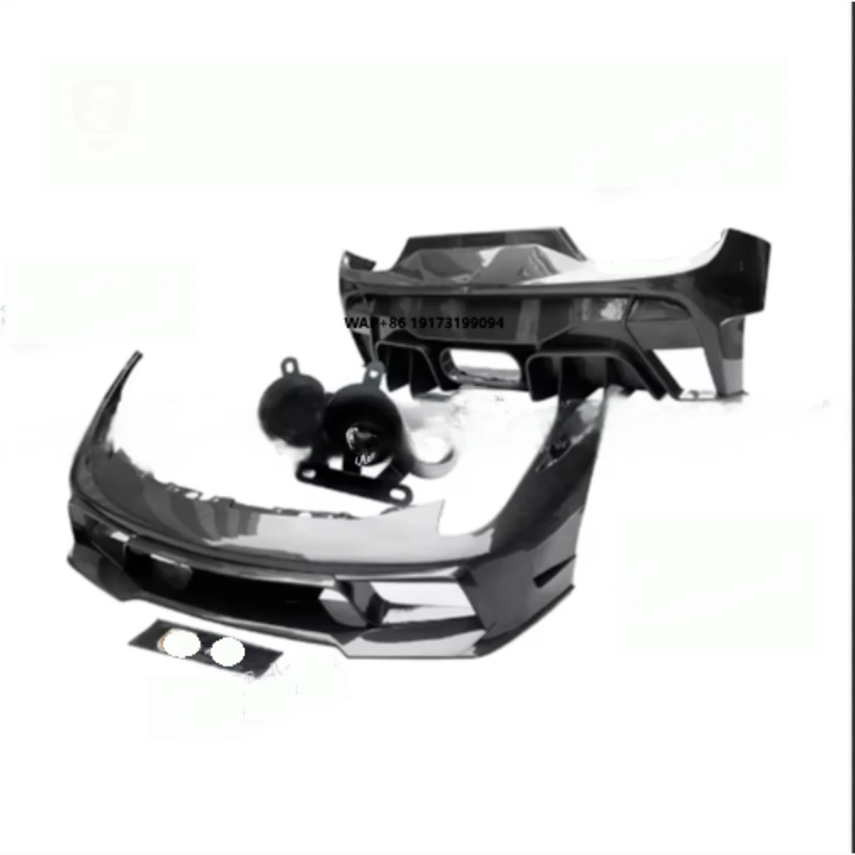 

Hot Sale Car Front Rear Bumper Chin Vors Style Dry Carbon Fiber Body Kit for 458 Bodykit