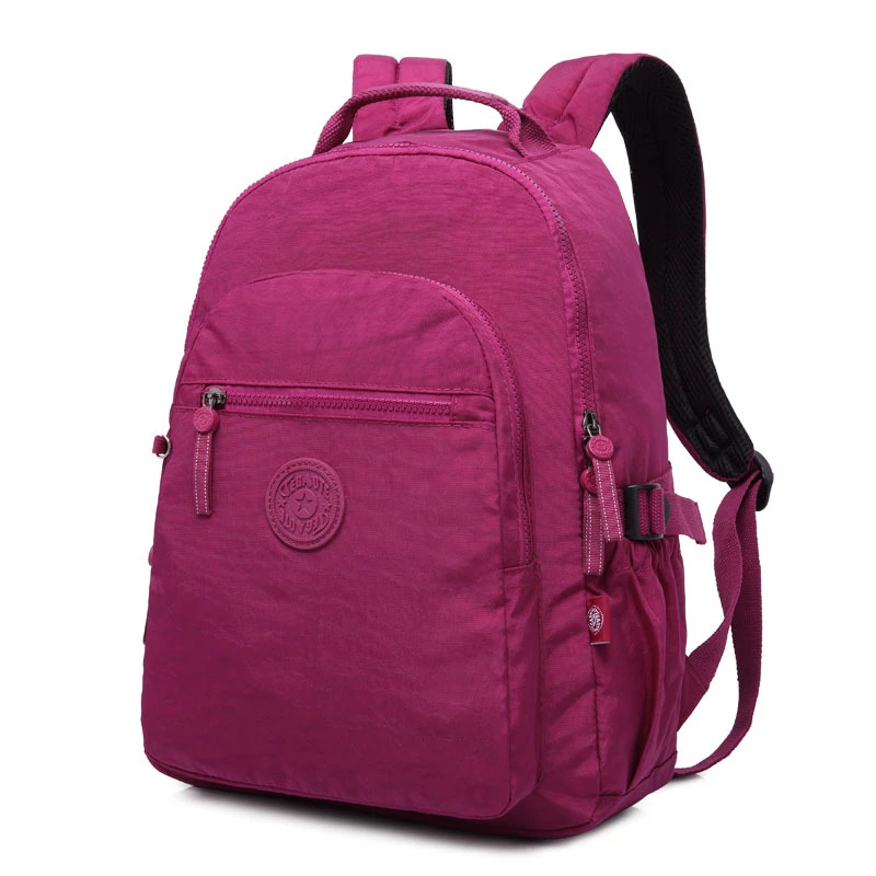 Imagem -03 - Mochila Impermeável para Laptop para Homens e Mulheres Mochila Leve Bolsa de Viagem Azul Preto Vermelho Roxo Grande Capacidade 14 Polegadas a4 Novo M0983