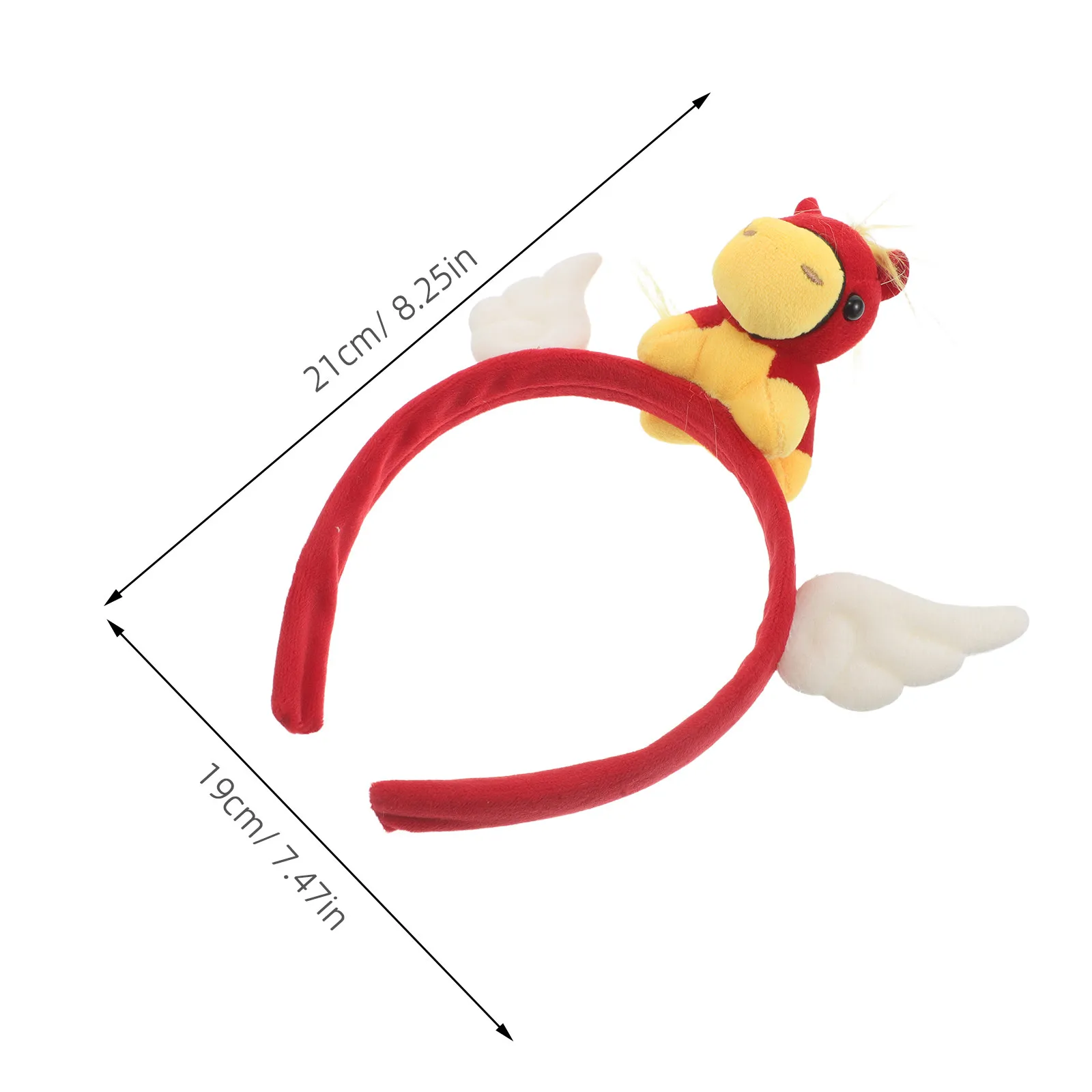 Zodiac Horse Cartoon Headband 2026 New Year Hair Hoop Animal Dress Up Props Birthday Party Cosplay Hair Accessories Farm Photo