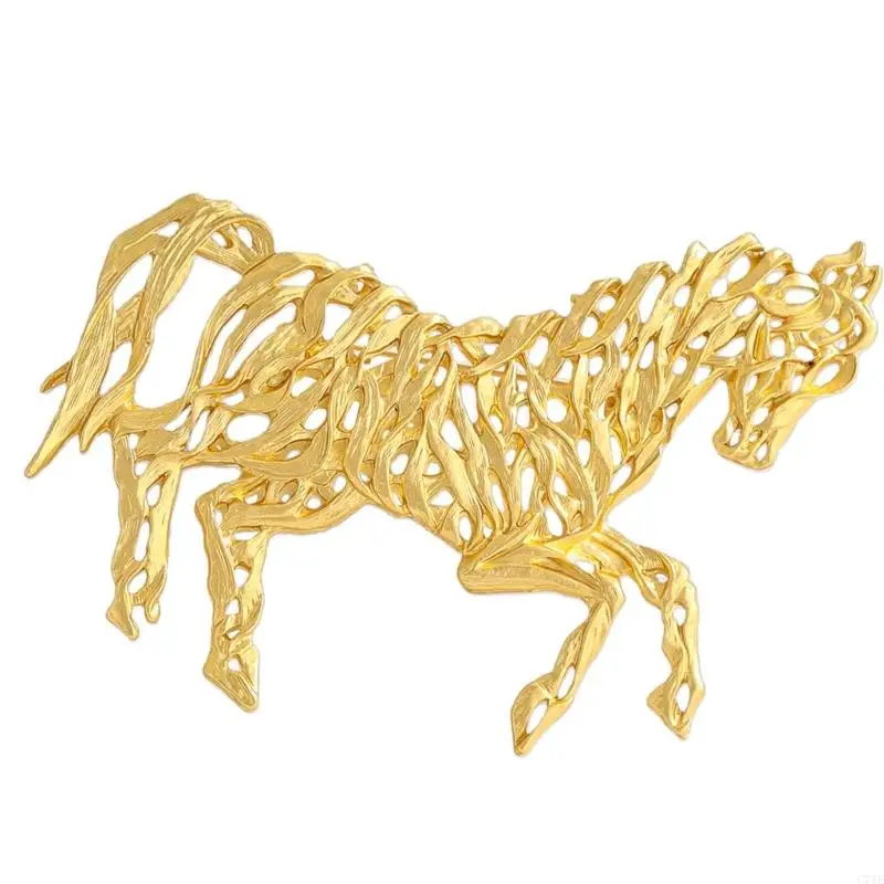  Delicate Zodiacs Horse Brooch With Cultural Symbolism Versatile Outfit Enhancer