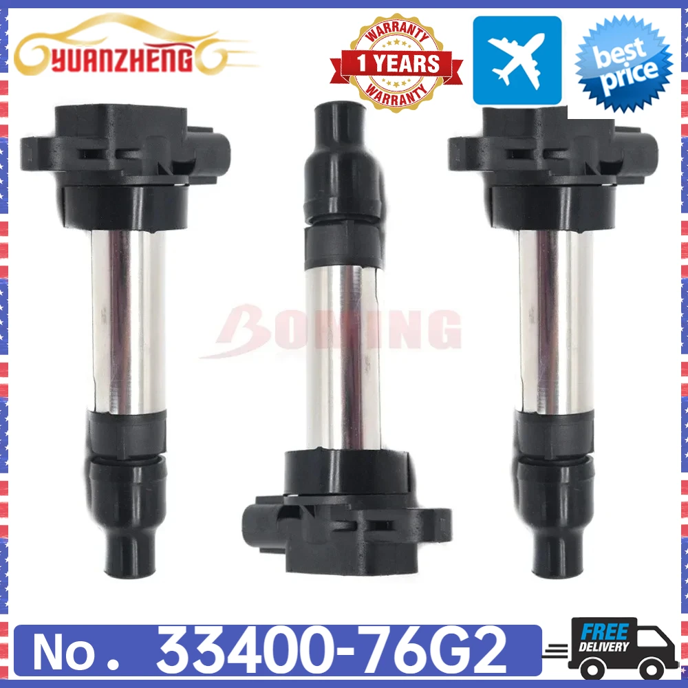 Neue Auto-Zündspule 33400-76G2 1 Stück / 3 Stück Passend für Suzuki für Carry 3340076G2 33400 76G2 099700-0950 0997000950