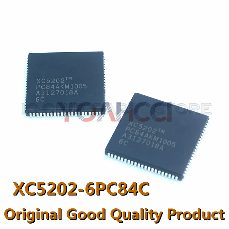 

XC5202-6PC84C (2 шт.) Бесплатная доставка PLCC84 FPGA XC5200 Family 3K Gates 256 ячеек 83 МГц 84Pin PLCCIC, оригинальный микросхема, в наличии
