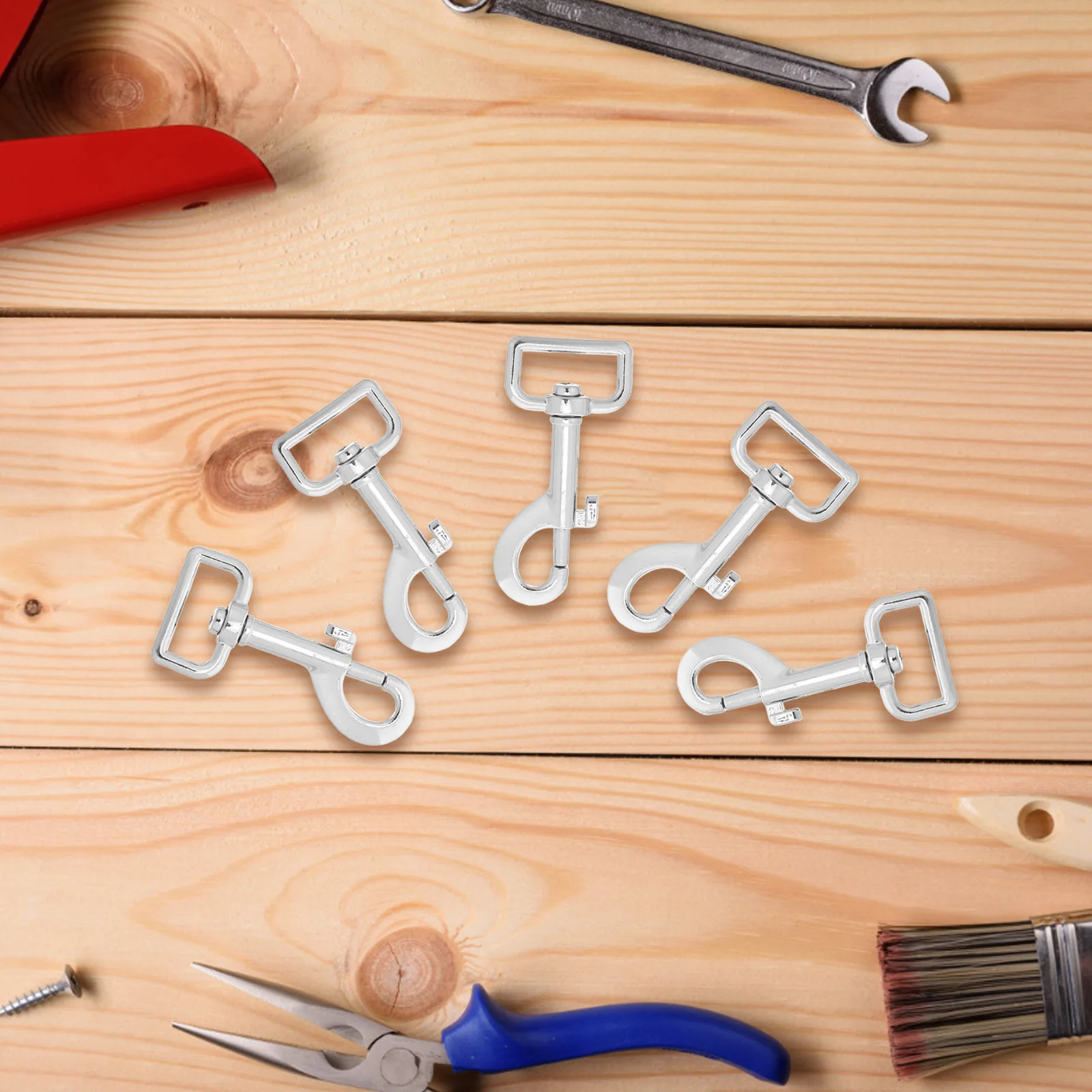 

10Pcs Heavy Duty Bolt Snaps Dog Leash Clips Metal Swivel Hooks Durable Pet Leashes Buckles Dog Leash Clips Snap Hooks