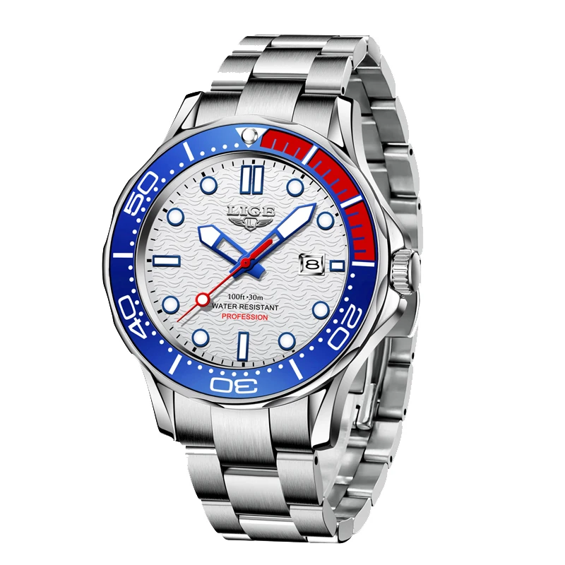 Men's Luxury Waterproof Luminous Date Quartz Watch