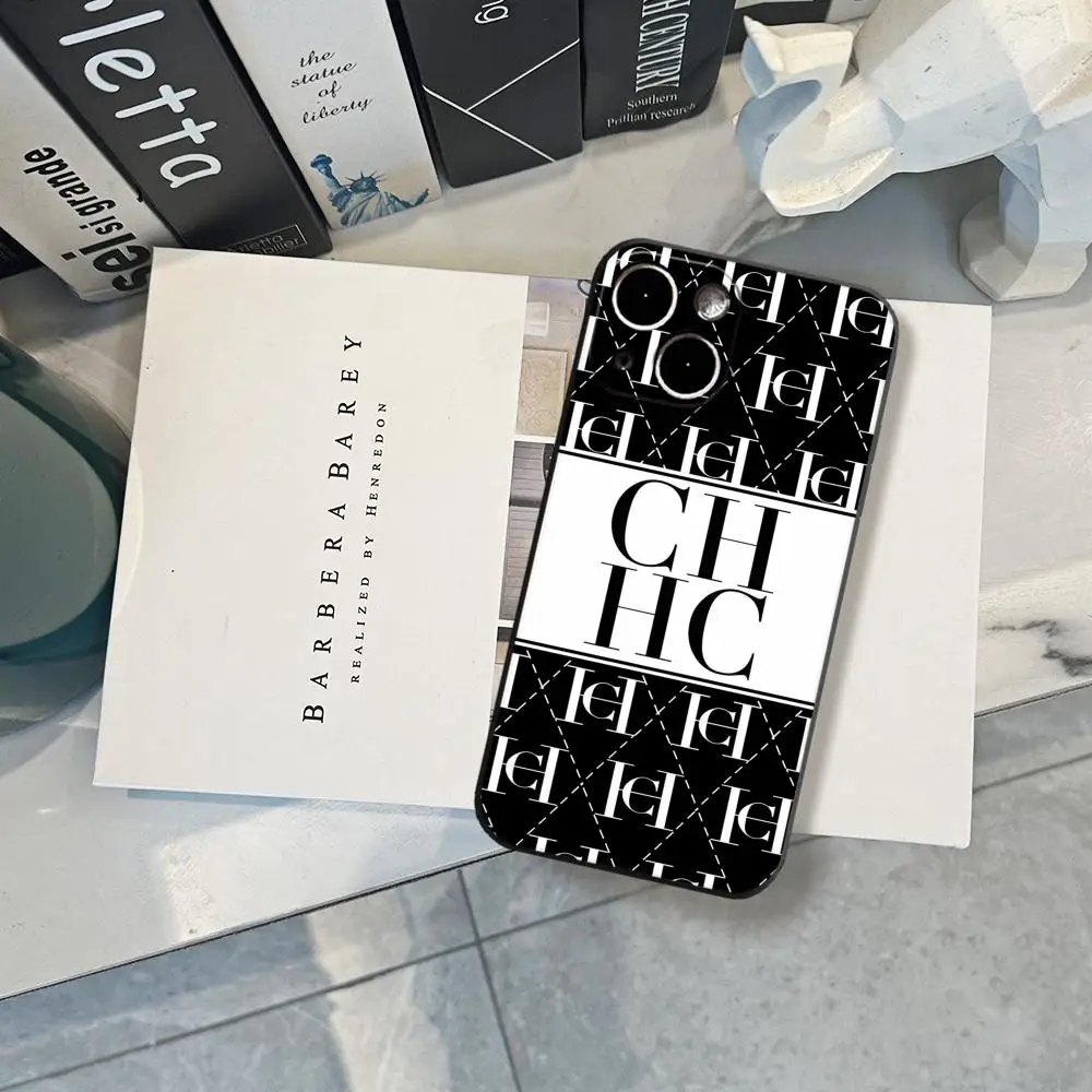 C-CarolinaS Fashion H-HerreraS Phone Case For IPhone 17 16 15 14 13 12 11 Pro Max Plus Mini Silicone view 4