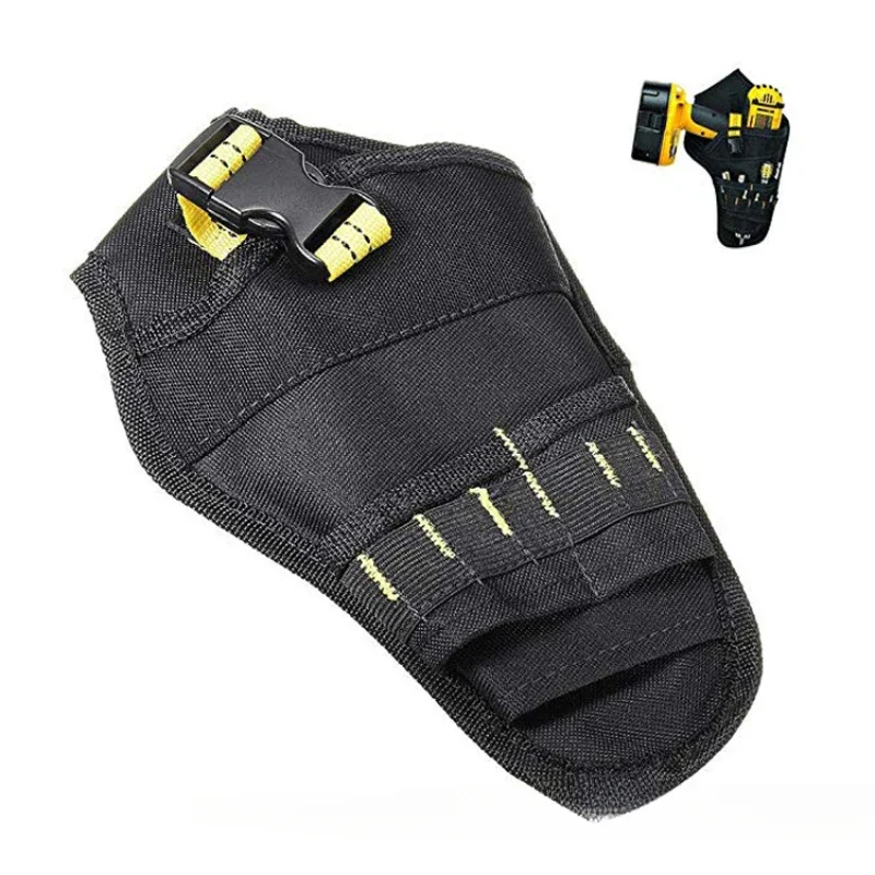 Electrician Hardware Tool Wrench Battery Multifunctional Gardening Maintenance Tool Storage Bag Electric Drill Bag