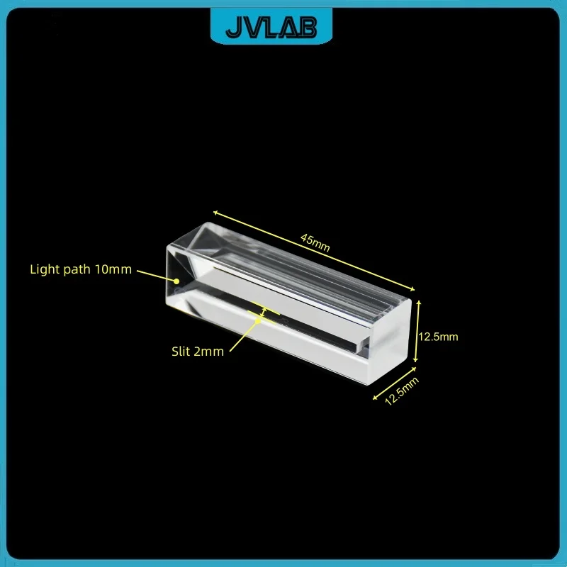 Fluorescence Quartz Absorption Cells 0.7 ml Micro Quartz Cuvette Slit 2 mm 700 ul Use For Malvin Granularity Experiment 1 / PK