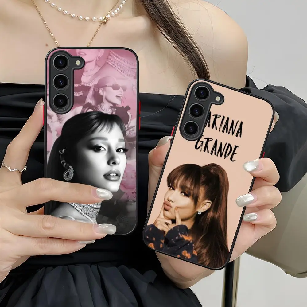 

Чехол Ariana Grande для мобильного телефона Samsung Galaxy S25 S24 S23 S22 S21 Plus FE, ультра красочный силиконовый чехол, красивый