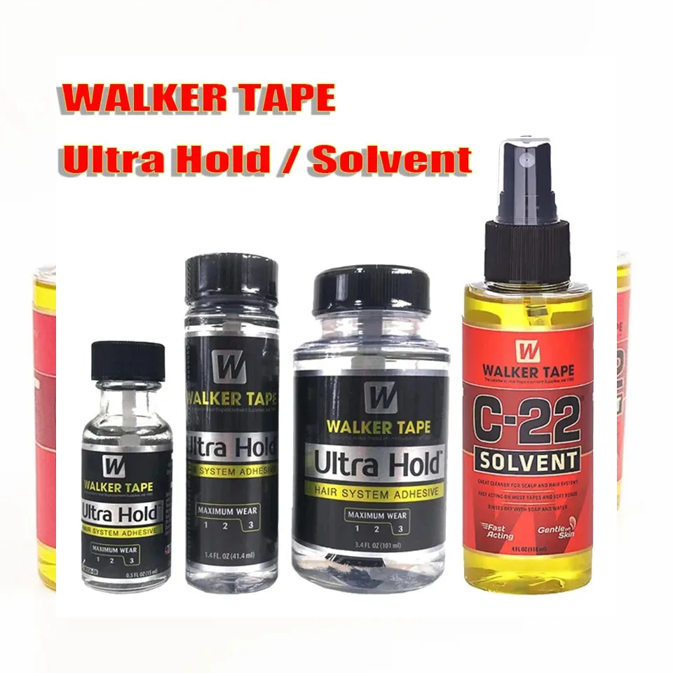 0.5/1.4/3.4 FL OZ Ultra Hold Hair System Adhesive Maximun Wear 3 Walker Tape The Leader In Hair Replacement Supplles
