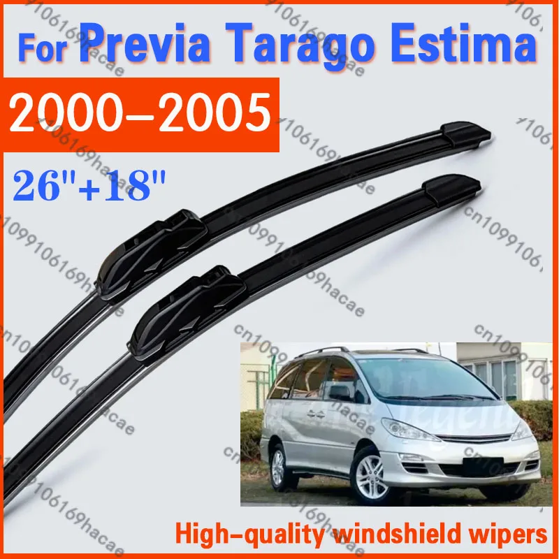 2PCS Front For Toyota Previa Tarago Estima 2000-2005 Wiper Blades Top-Tier Windshield Windscreen Window 26